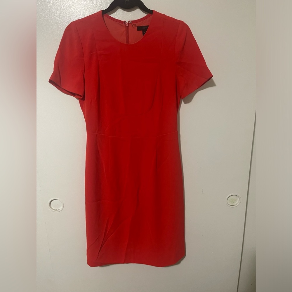 J.crew red dress